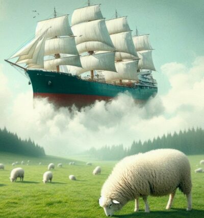 Ship and sheep