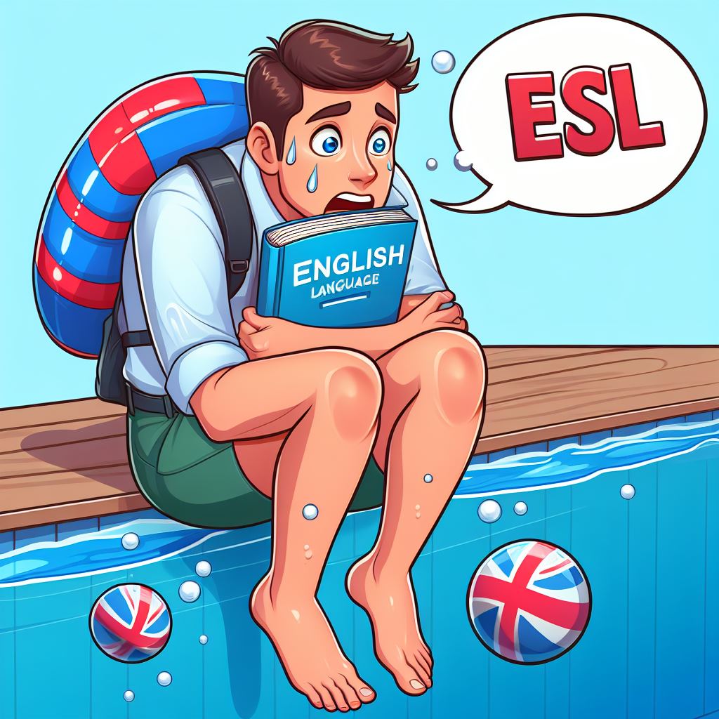 ESL student afraid to dive in