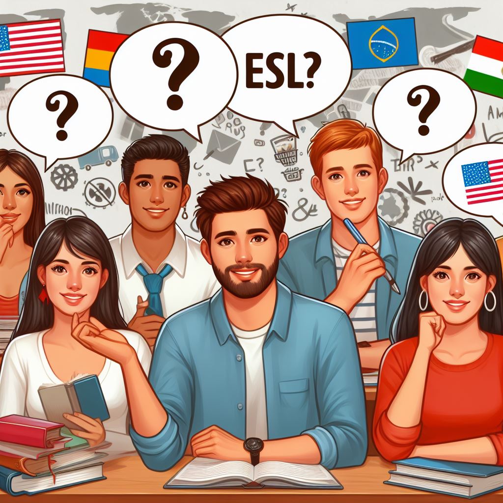 ESL students asking questions 