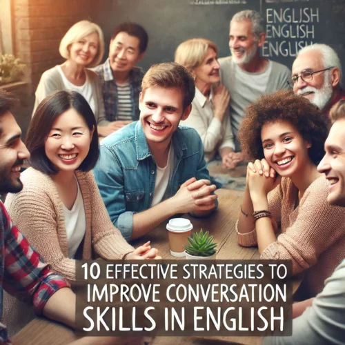 Ten effective strategies to improve English conversation