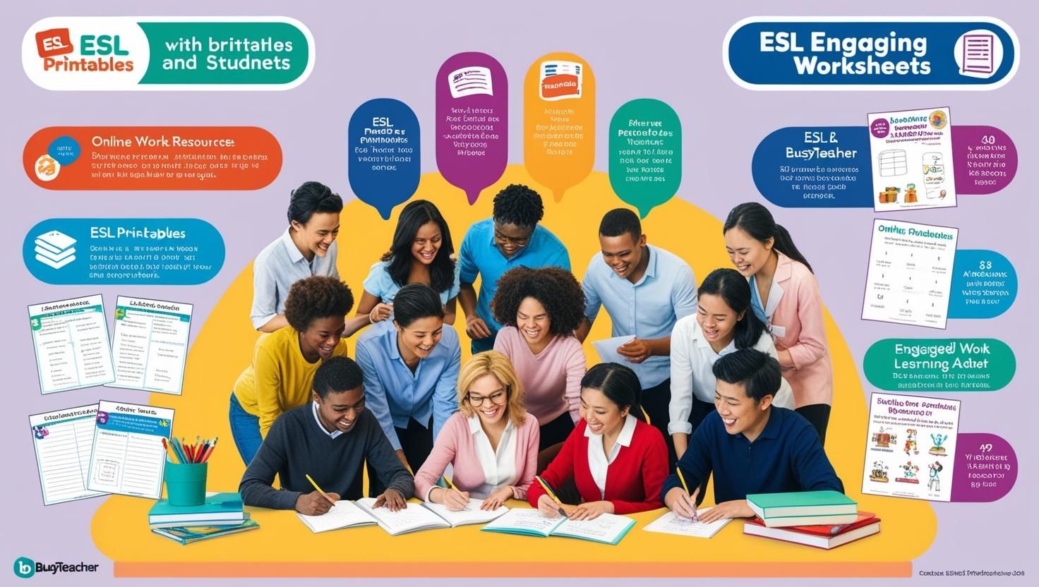 Engaging ESL worksheets