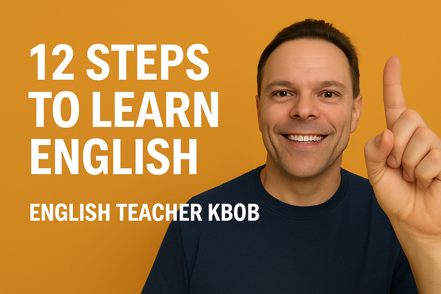 Hero image for 12 steps to learn English