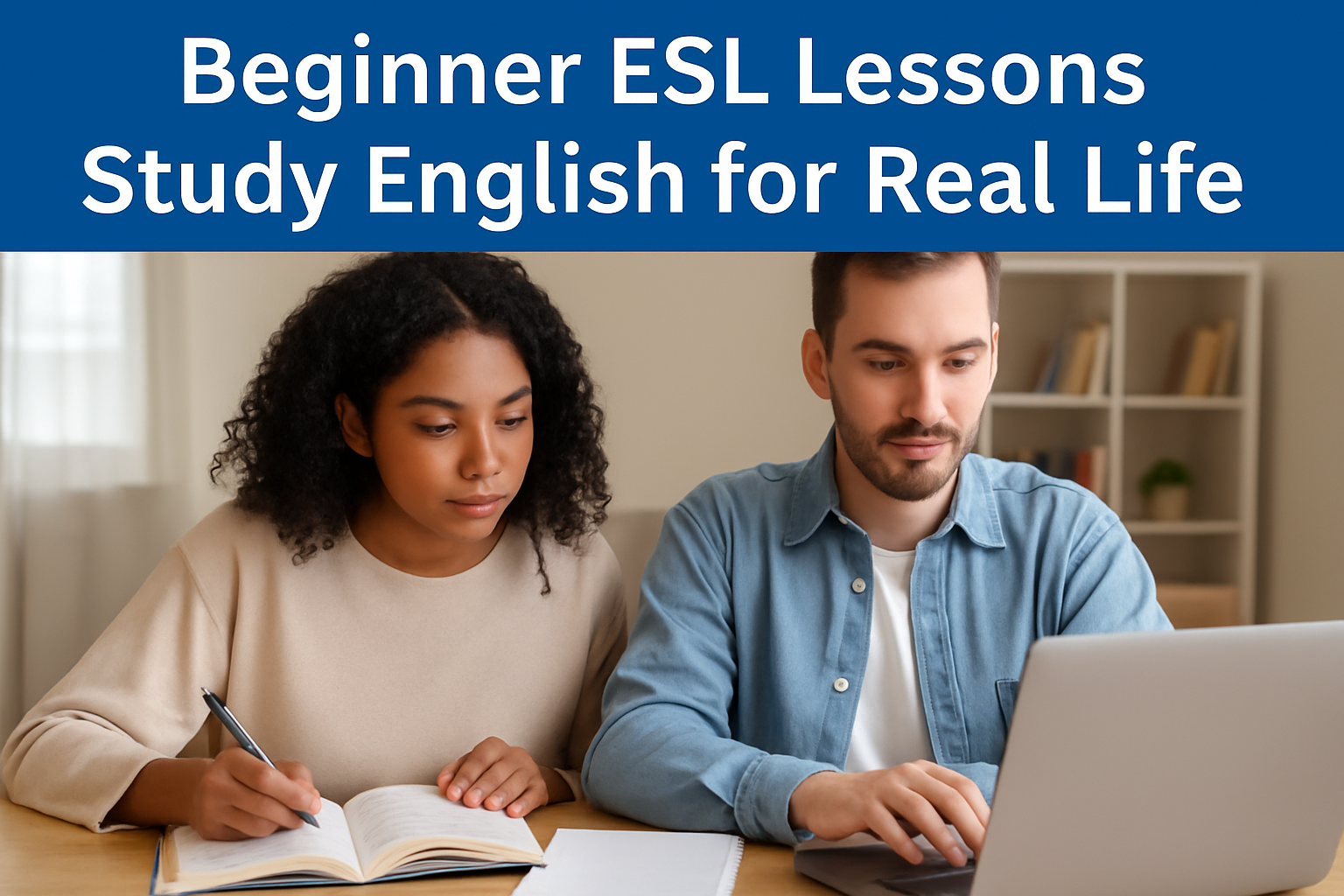 Hero image for Beginner ESL Lessons page