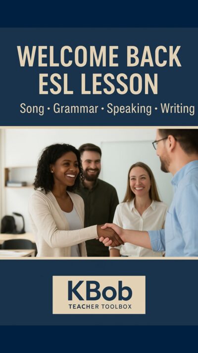 Main Cover image for Welcome Back TPT lesson