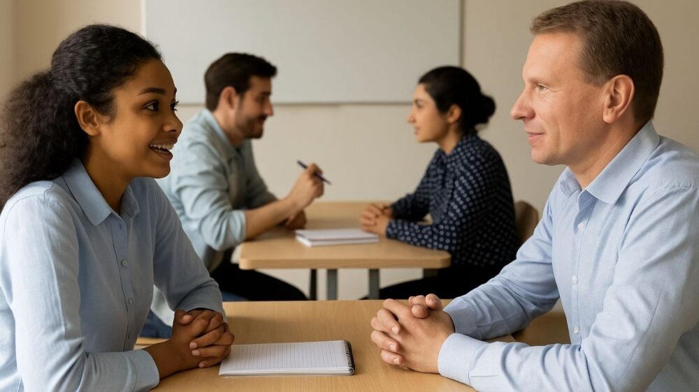 ESL Students role playing