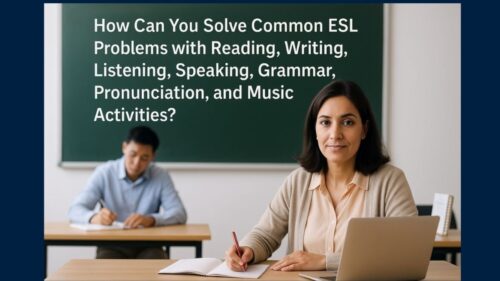 How to Solve ESL Problems: Featured image-two adult ESL students in class
