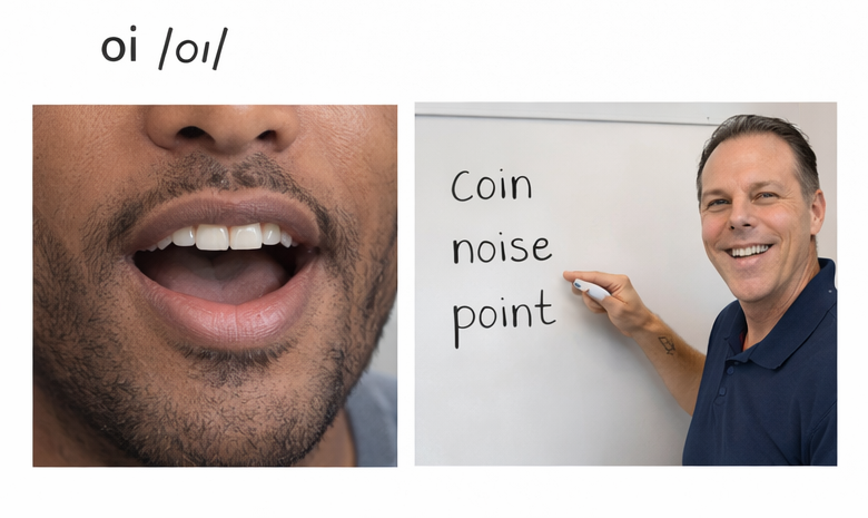 How to pronounce the oi sound in English